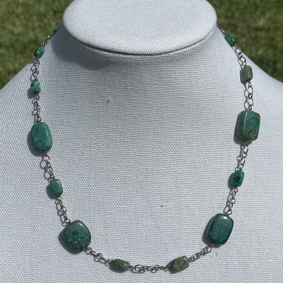 Jewelry - Turquoise 925 Sterling Silver Necklace